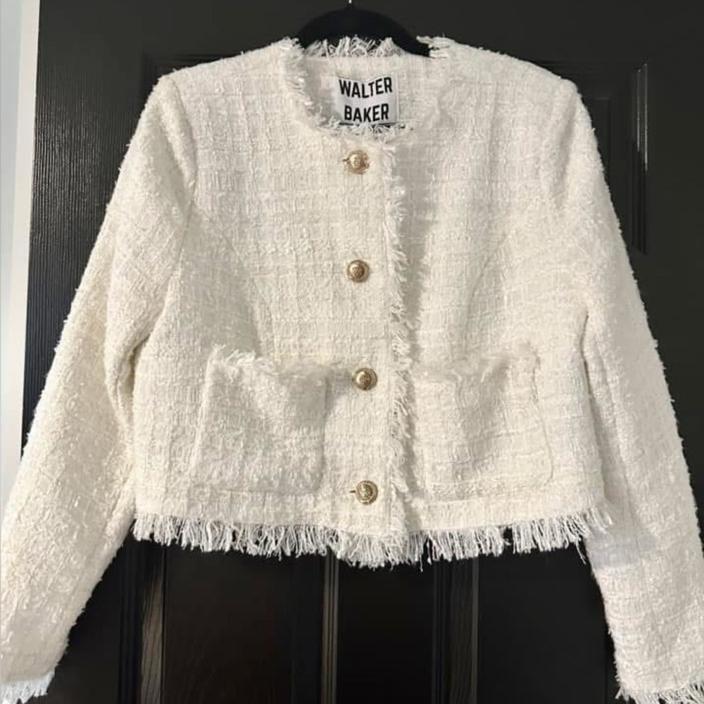 Walter Baker Diane Jacket in Angelic Tweed size XL - NWT
